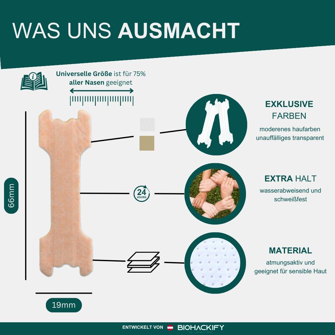 Biohackify Tiras Nasales